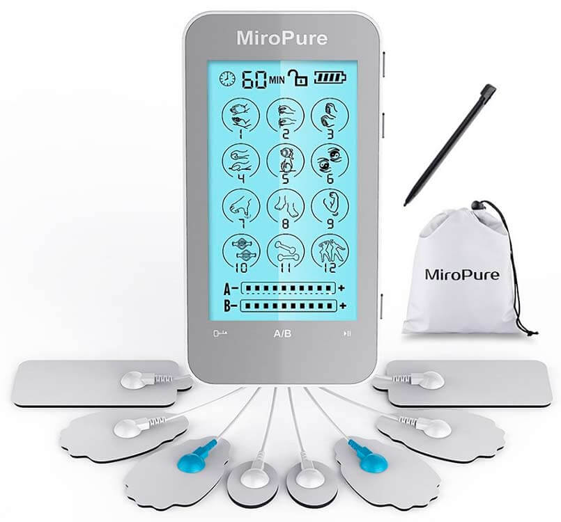 Mejor electroestimulador muscular barato profesional calidad precio portatil MiroPure TENS