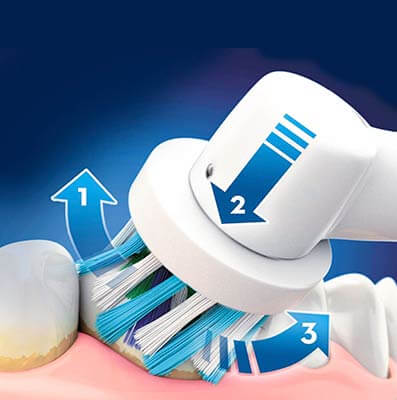 Mejor cepillo de dientes eléctrico opiniones comparativa Oral B PRO 2500 CrossAction